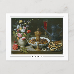 Clara Peeters #2 - Briefkaart met fijne kunst