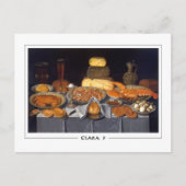 Clara Peeters #44 - Kunstmatig Briefkaart (Voorkant)