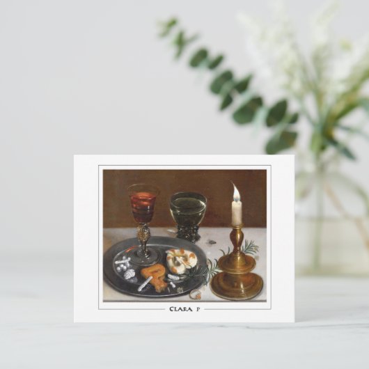 Clara Peeters #9 - Fine Art Briefkaart (Staand voorkant)