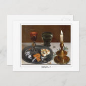 Clara Peeters #9 - Fine Art Briefkaart (Voorkant / Achterkant)