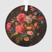 Clara Peeters Een boeket bloemen: Ornament (achterkant)
