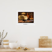 Clara Peeters Zedign Art Poster #1 (Keuken)