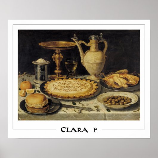 Clara Peeters Zedign Art Poster #10 (Voorkant)