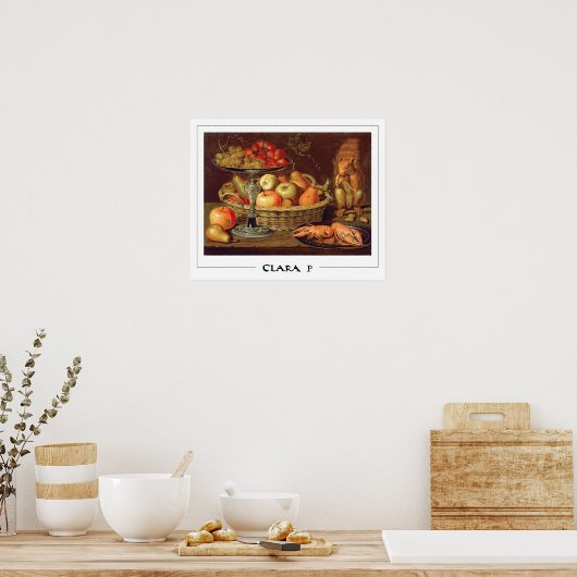 Clara Peeters Zedign Art Poster #11 (Keuken)