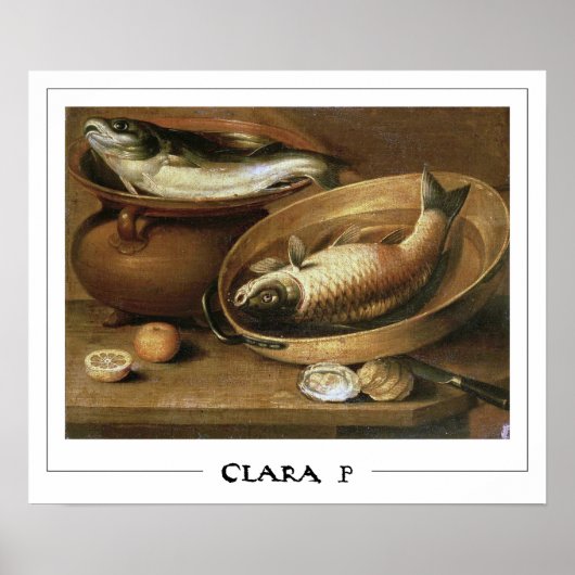 Clara Peeters Zedign Art Poster #12 (Voorkant)