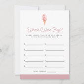 CLARA Reto Ice Cream Scoopup waar waren ze? Kaart (Voorkant)