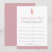 CLARA Reto Ice Cream Scoopup waar waren ze? Kaart (Voorkant / Achterkant)