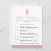 CLARA Retro Blush over onder Vrijgezellenfeest gam Kaart (Voorkant)