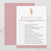 CLARA Retro Blush over onder Vrijgezellenfeest gam Kaart (Voorkant / Achterkant)