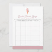 CLARA Retro Ice Cream Vrijgezellenfeest Bingo Game Kaart (Voorkant)