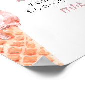 CLARA Retro Ijsje Raad hoeveel kusjes Poste Poster (Hoek)