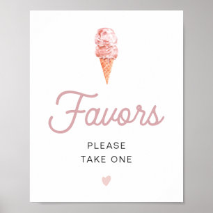 CLARA Retro Roze Ijs Bruiloft Feestcadeaus Po Poster
