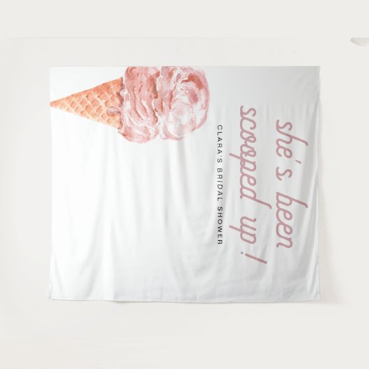 CLARA Retro Ze is opgeslokt Vrijgezellenfeest T Wandkleed (Voorkant (horizontaal))