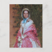 Clara Schmidt klaar om een datum in detail uit te  Briefkaart (Voorkant)