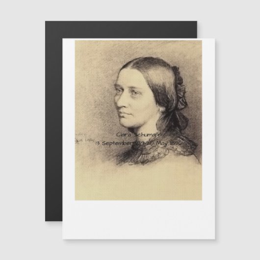 Clara Schumann (Voorkant / Achterkant)