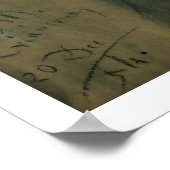 Clara Schumann (1819-96) en een Violinist, 1854 (p Poster (Hoek)