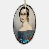 Clara Schumann (1838) Keramisch Ornament (Rechts)