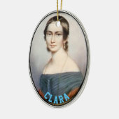 Clara Schumann (1838) Keramisch Ornament (Links)