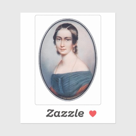 Clara Schumann (1838) Sticker (Vel)