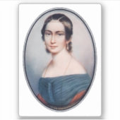 Clara Schumann (1838) Sticker (Voorkant)