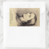 Clara Schumann Rechthoekige Sticker (Tas)