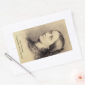 Clara Schumann Rechthoekige Sticker (Envelop)