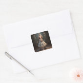 Clara uit Het Notenkraker Ballet Vierkante Sticker (Envelop)