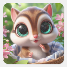 "Clara" Vierkante Sticker