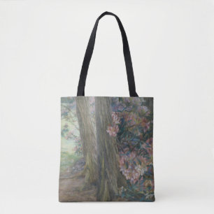 Clara Voortman Rhododendron Struik in een tuin Tote Bag
