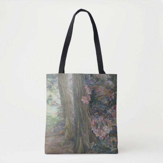 Clara Voortman Rhododendron Struik in een tuin Tote Bag (Voorkant)