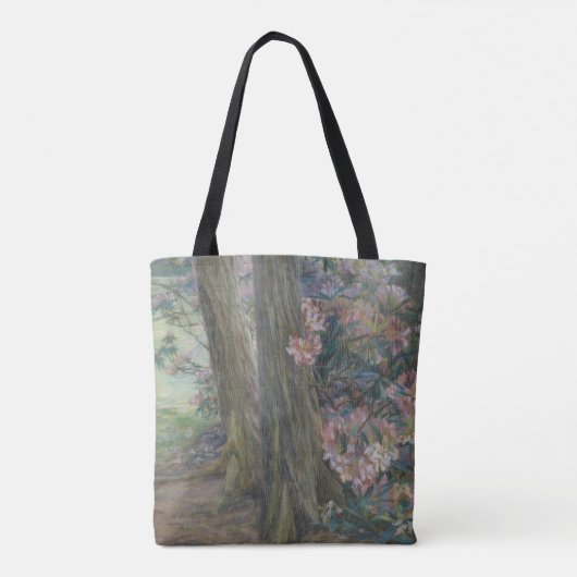Clara Voortman Rhododendron Struik in een tuin Tote Bag (Achterkant)