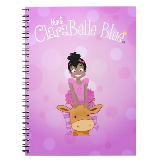 ClaraBelle Blue Spiral-laptop Notitieboek (Voorkant)