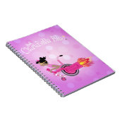 ClaraBelle Blue Spiral-laptop Notitieboek (Rechterzijde)