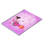 ClaraBelle Blue Spiral-laptop Notitieboek (Linkerzijde)