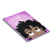 ClaraBelle Blue Spiral-laptop Notitieboek (Rechterzijde)