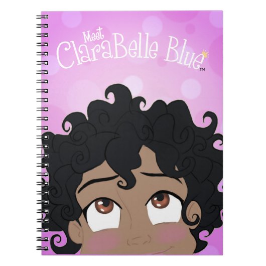 ClaraBelle Blue Spiral-laptop Notitieboek (Voorkant)