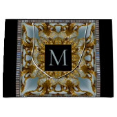 Claramount ters Elegant Monogram Large Gift Bag Groot Cadeauzakje (Voorkant)