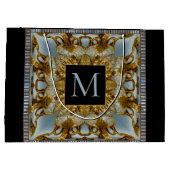Claramount ters Elegant Monogram Large Gift Bag Groot Cadeauzakje (Achterkant)