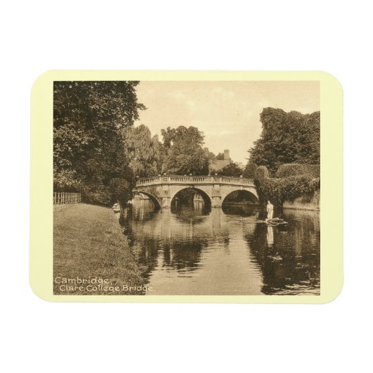Clare College Bridge, Cambridge England  Magneet (Horizontaal)