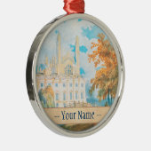 Clare Hall en King's College Chapel, Cambridge Metalen Ornament (Rechts)