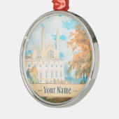 Clare Hall en King's College Chapel, Cambridge Metalen Ornament (Links)