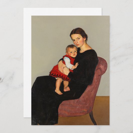 Cläre Maillard met dochter | Willi Maillard (Voorkant / Achterkant)