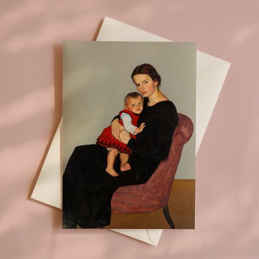 Cläre Maillard met dochter | Willi Maillard Kaart