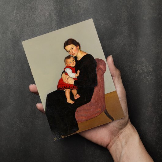 Cläre Maillard met dochter | Willi Maillard Kaart