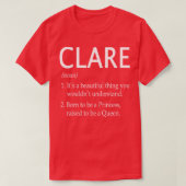 Clare Naam Gift 105 T-shirt (Design voorkant)