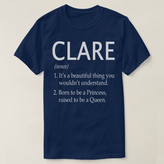 Clare Naam Gift 175 T-shirt (Design voorkant)