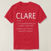 Clare Naam Gift 40 T-shirt (Design voorkant)