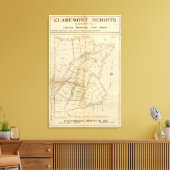 Claremont Heights Canvas Afdruk (Insitu (Woonkamer))