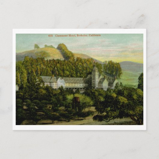 Claremont Hotel, Berkeley, CA Vintage Briefkaart (Voorkant)