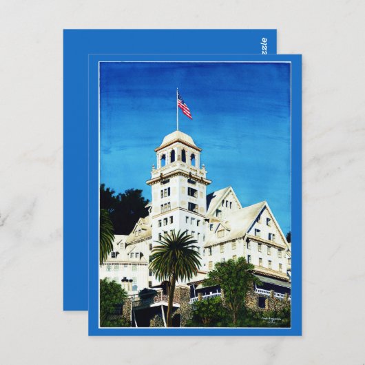 Claremont Hotel/CA - Mini Collectible Prints Briefkaart (Voorkant / Achterkant)